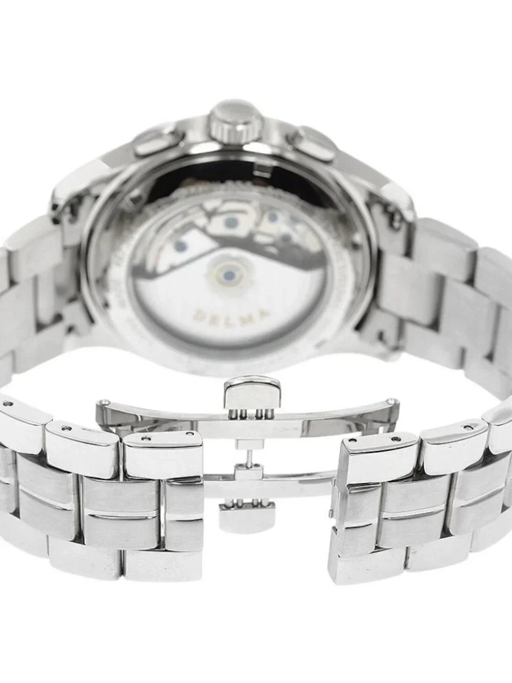 DELMA Klondike Chronograph 467.384 Day date white Dial Automatic Men's_967723